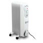 Elektriskais eļļas radiators 1500W Balts 7 malas L BITUXX цена и информация | Sildītāji | 220.lv