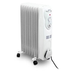 Электрический масляный радиатор 2000 Вт белый 9 ребер XL BITUXX цена и информация | Обогреватели | 220.lv