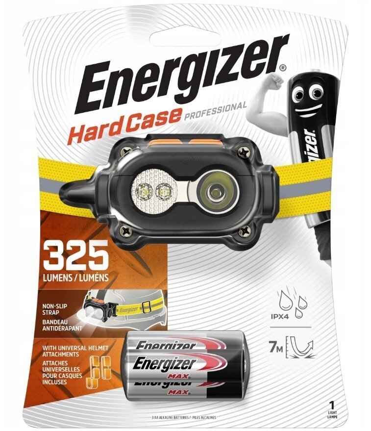 PRIEKŠĒJAIS LUKTURIS LT-HEADLIGHT-HARDCASE/325 ENERGIZER cena un informācija | Lukturi | 220.lv