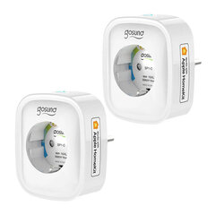 Smart socket WiFi Gosund SP1-H (2-pack)(HomeKit) cena un informācija | Elektrības slēdži, rozetes | 220.lv