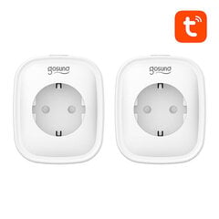 Smart socket WiFi Gosund SP1 (2-pack), Tuya cena un informācija | Elektrības slēdži, rozetes | 220.lv