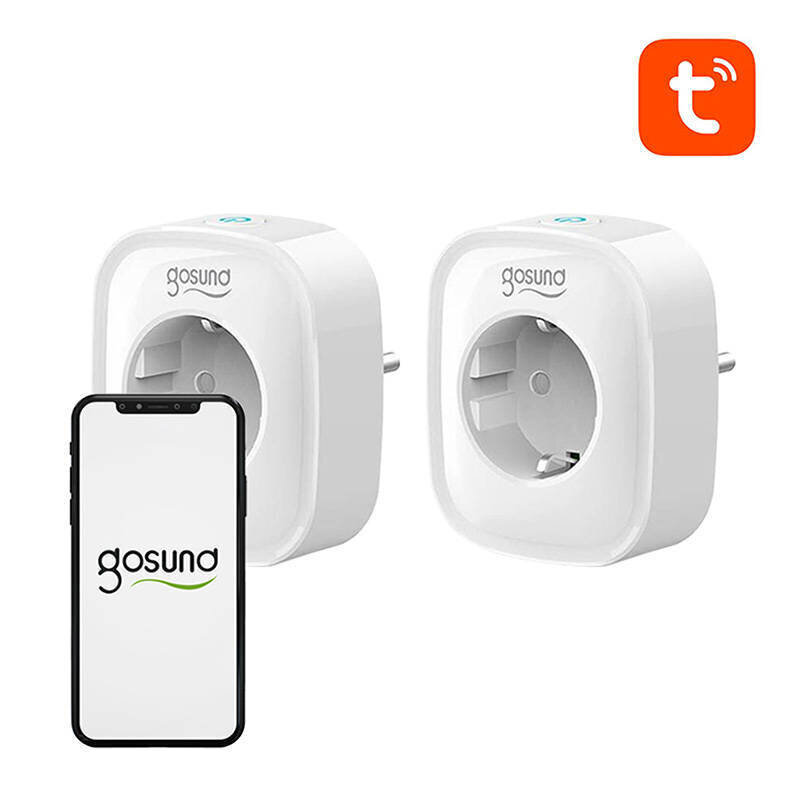 Smart socket WiFi Gosund SP1 (2-pack), Tuya cena un informācija | Elektrības slēdži, rozetes | 220.lv
