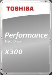 Внутренний жесткий диск Toshiba X300 цена и информация | Внутренние жёсткие диски (HDD, SSD, Hybrid) | 220.lv