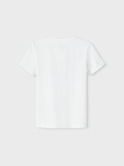 Name It bērnu t-krekls 13216140*02, balts 5715414303504 цена и информация | Рубашки для мальчиков | 220.lv