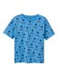 Name It bērnu t-krekls 13215475*02, zils/melns 5715368195514 cena un informācija | Zēnu krekli | 220.lv