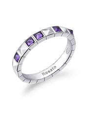 Rosato Игривое серебряное кольцо с фианитами RZCU92 цена и информация | Кольца | 220.lv
