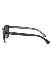 Saulesbrilles EMPORIO ARMANI Matte Melns/Pelēks 500021270 цена и информация | Женские солнцезащитные очки | 220.lv