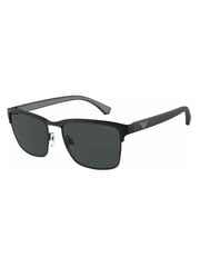 Saulesbrilles EMPORIO ARMANI Matte Melns/Pelēks 500021270 cena un informācija | Saulesbrilles sievietēm | 220.lv