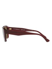 Мужские очки EMPORIO ARMANI Rectangle Shiny Transparent Red Dark Brown 500021421 цена и информация | Солнцезащитные очки для мужчин | 220.lv