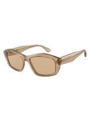 Солнцезащитные очки EMPORIO ARMANI Square Shiny Transparent Brown 500021424 цена и информация | Женские солнцезащитные очки | 220.lv