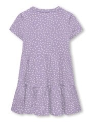 ONLY детское платье 15292732*02, лиловый/белый 5715419905345 цена и информация | Платья для девочек | 220.lv