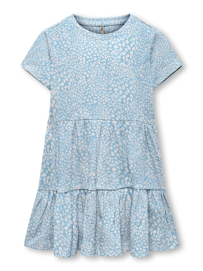 ONLY bērnu kleita 15292732*01, gaiši zils/balts 5715419905130 cena un informācija | Kleitas meitenēm | 220.lv