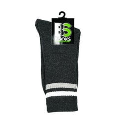 Спортивные носки Bisoks 11022 d.grey/2 stripes white/light grey цена и информация | Мужские носки | 220.lv