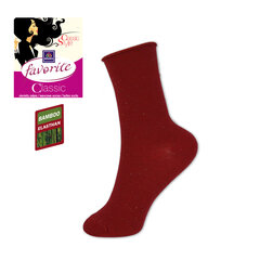 Женские классические носки Favorite 22191 красные цена и информация | Женские носки | 220.lv