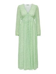 ONLY женское платье 15267313*01, светло-зелёный/белый 5715417755003 цена и информация | Платья | 220.lv