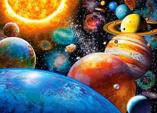 CASTORLAND Puzzle 180el. Planets and their Moons - Planety i ich księżyce цена и информация | Пазлы | 220.lv