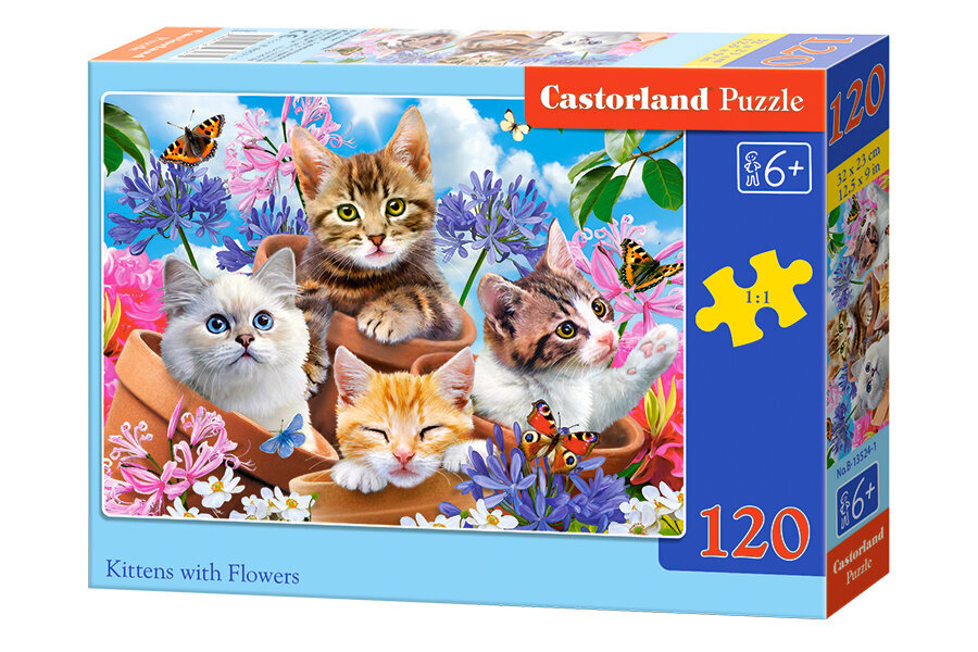 CASTORLAND Puzzle 120el цена и информация | Puzles, 3D puzles | 220.lv