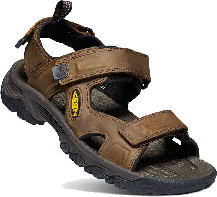 KEEN Vīriešu sandales TARGHEE III OPEN TOE SANDAL 1022423 bizon / mulča cena un informācija | Vīriešu iešļūcenes, čības, sandales | 220.lv