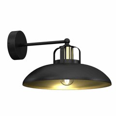 Milagro sienas lampa Felix Black/gold cena un informācija | Sienas lampas | 220.lv