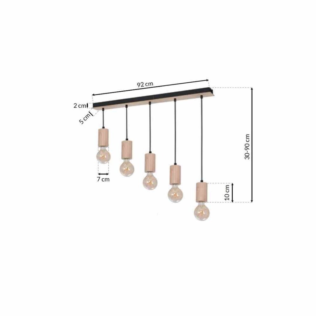 Milagro piekaramā lampa Lines cena un informācija | Piekaramās lampas | 220.lv