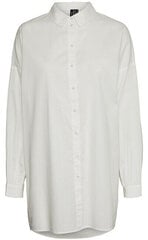 Женская рубашка VMBINA Loose Fit 10250576 Белоснежка цена и информация | Женские блузки, рубашки | 220.lv