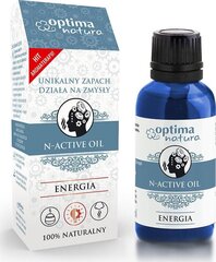 Bergamotes, eikalipta un apelsīnu ēteriskā eļļa Optima Natura Energy, 20 ml цена и информация | Эфирные, косметические масла, гидролаты | 220.lv