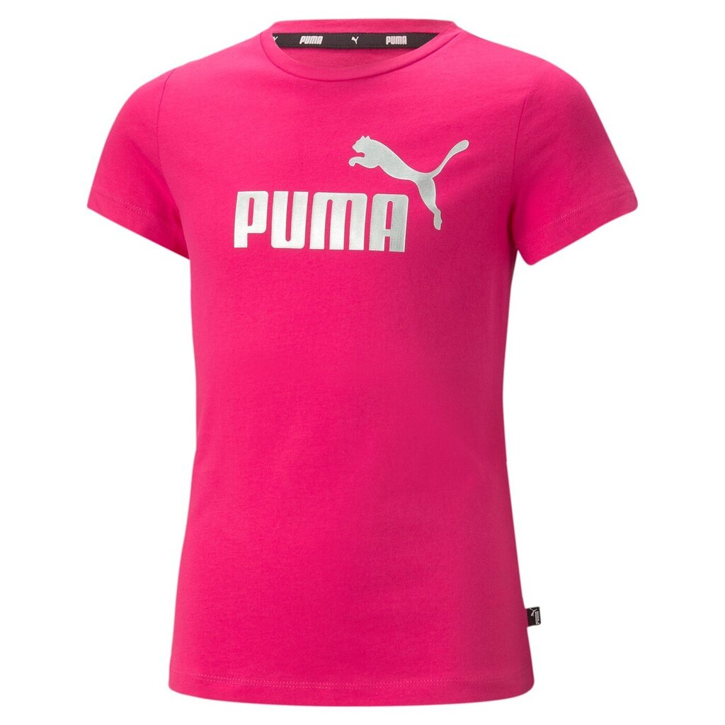 Puma bērnu T-krekls 846953*64, fuksija/sudrabains 4065453400179 цена и информация | Krekli, bodiji, blūzes meitenēm | 220.lv