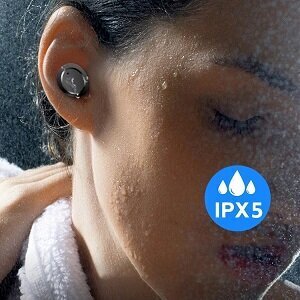 Bezvadu austiņas Bezvadu austiņas Bluetooth Feegar AIR100 PRO BT 5.0 IPX5 + Powerbank Case cena un informācija | Austiņas | 220.lv
