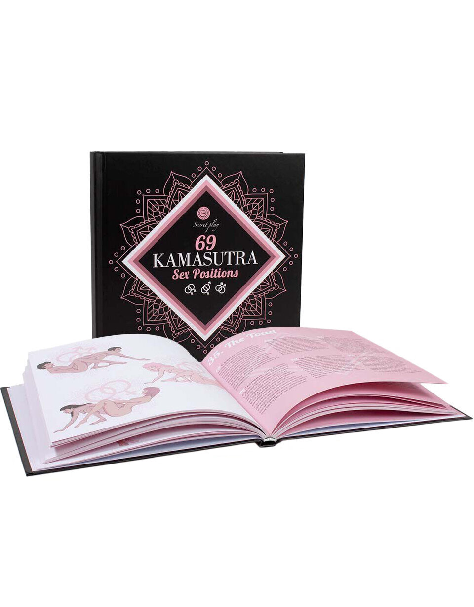 Иллюстрированная книга с 69 секс-позами Secret Play 69 Kmasutra Sex Positions For All EN-NL-DE-FR-ES-PT цена | virs18.220.lv