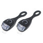 L-BRNO LED velosipēda lukturis priekšējais aizmugurējais 2gab цена и информация | Velo lukturi un atstarotāji | 220.lv