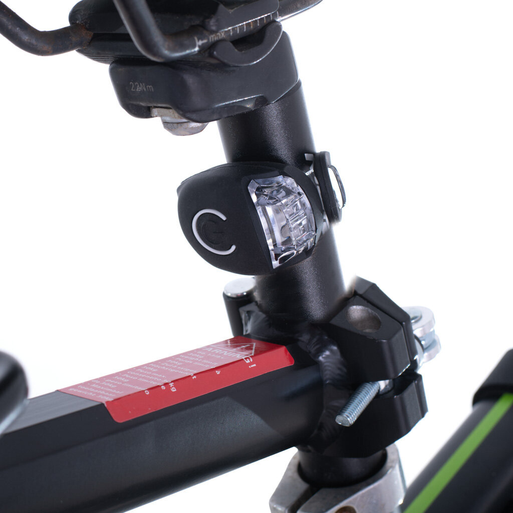 L-BRNO LED velosipēda lukturis priekšējais aizmugurējais 2gab cena un informācija | Velo lukturi un atstarotāji | 220.lv