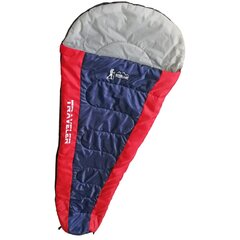 Spiwór traveler granatowo- czerwony 210x80/50cm Enero Camp цена и информация | Спальные мешки | 220.lv