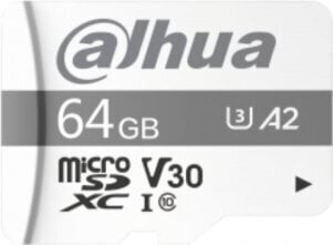Dahua Micro SD karte Dahua P100 Balts 64 GB цена и информация | Карты памяти для телефонов | 220.lv