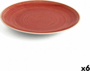 Плоская тарелка Ariane Terra Керамика Красный (24 cm) (6 штук) цена и информация | Посуда, тарелки, обеденные сервизы | 220.lv