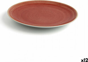 Šķīvis Ariane Terra Keramika Sarkans (Ø 21 cm) (12 gb.) cena un informācija | Trauki, šķīvji, pusdienu servīzes | 220.lv