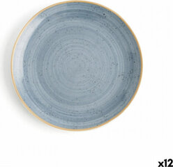 Šķīvis Ariane Terra Keramika Zils (Ø 21 cm) (12 gb.) cena un informācija | Trauki, šķīvji, pusdienu servīzes | 220.lv