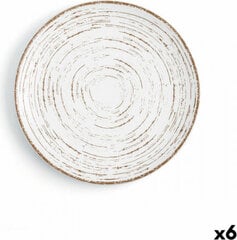 Плоская тарелка Ariane Tornado Керамика Двухцветный (24 cm) (6 штук) цена и информация | Посуда, тарелки, обеденные сервизы | 220.lv