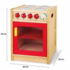 VIGA Krāsainas virtuves mēbele plīts ar krāsni cena un informācija | Rotaļlietas meitenēm | 220.lv