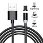 Vads, kabelis, magnētiskais lādētājs 3in1 (Micro USB, type-C, iPhone lightning) telefonam цена и информация | Savienotājkabeļi | 220.lv