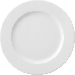Šķīvis Ariane Prime Keramika Balts (24 cm) (12 gb.) cena un informācija | Trauki, šķīvji, pusdienu servīzes | 220.lv