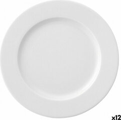 Šķīvis Ariane Prime Keramika Balts (Ø 21 cm) (12 gb.) cena un informācija | Trauki, šķīvji, pusdienu servīzes | 220.lv