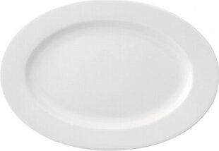 Плоская тарелка Ariane Prime Овальный Керамика Белый (22 x 20 cm) (12 штук) цена и информация | Посуда, тарелки, обеденные сервизы | 220.lv
