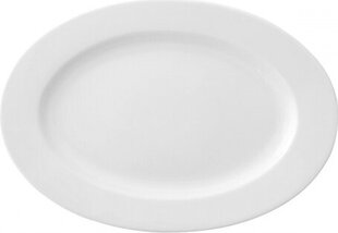 Плоская тарелка Ariane Prime Овальный Керамика Белый (38 x 25 cm) (6 штук) цена и информация | Посуда, тарелки, обеденные сервизы | 220.lv