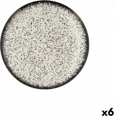 Плоская тарелка Ariane Rock Керамика Чёрный (Ø 24 cm) (6 штук) цена и информация | Посуда, тарелки, обеденные сервизы | 220.lv