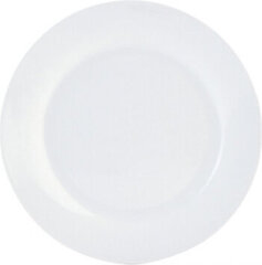 Šķīvis Quid Basic Keramika Balts (Ø 27 cm) (12 gb.) cena un informācija | Trauki, šķīvji, pusdienu servīzes | 220.lv