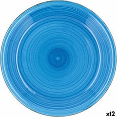 Šķīvis Quid Vita Zils Keramika (Ø 27 cm) (12 gb.) cena un informācija | Trauki, šķīvji, pusdienu servīzes | 220.lv