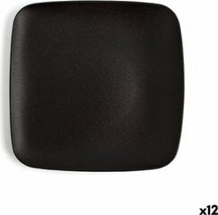 Плоская тарелка Ariane Antracita Квадратный Керамика Чёрный (20 cm) (12 штук) цена и информация | Посуда, тарелки, обеденные сервизы | 220.lv