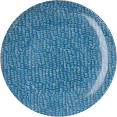 Šķīvis Ariane Ripple Keramika Zils (25 cm) (6 gb.) cena un informācija | Trauki, šķīvji, pusdienu servīzes | 220.lv