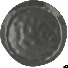 Šķīvis Bidasoa Cosmos Keramika Melns (Ø 26 cm) (12 gb.) цена и информация | Посуда, тарелки, обеденные сервизы | 220.lv