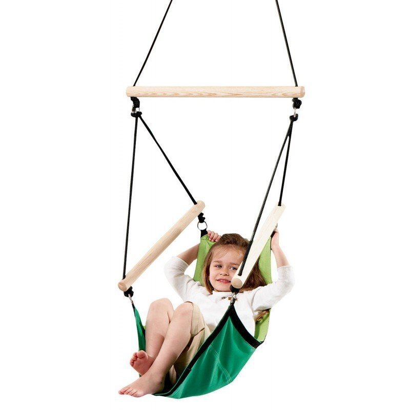 Bērnu šūpuļtīkls Amazon Kid's Swinger Green, zaļš cena un informācija | Šūpuļtīkli | 220.lv